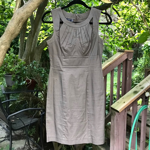 Unique Taupe CHOPIN Roma Dress - Picture 7 of 7